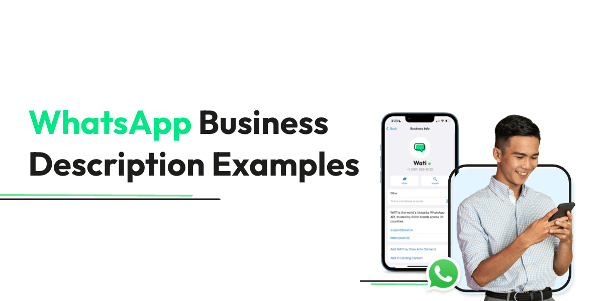 12 WhatsApp Business Description Examples – 1 1 1 