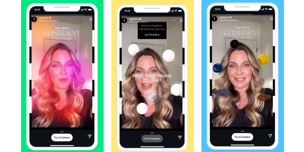 Sephora's AR Ads on Instagram