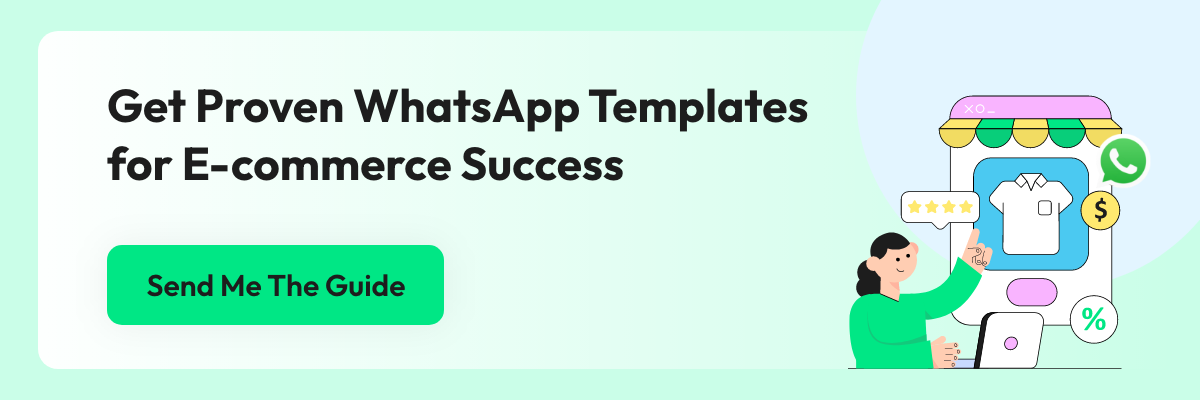 Ebook: WhatsApp templates for Ecommerce Success